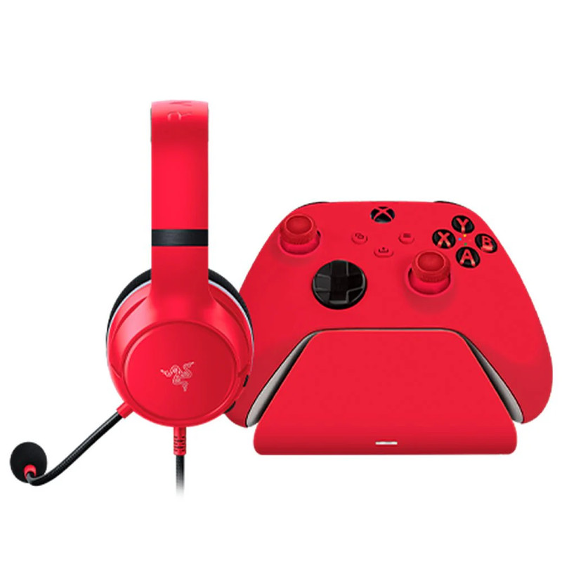 Razer Essential Duo Bundle for Xbox - Pulse Red - تجميعة